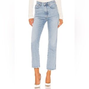 Agolde Pinch Waist High Rise Kick in Riptide